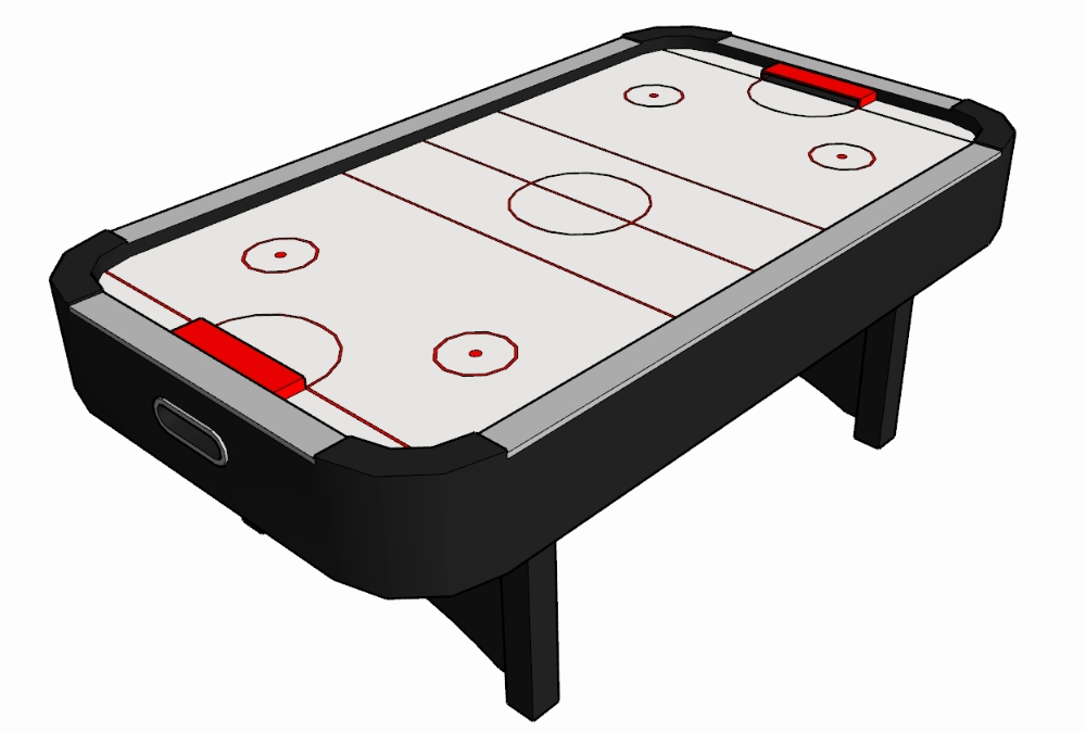 Hockey sur table 3d