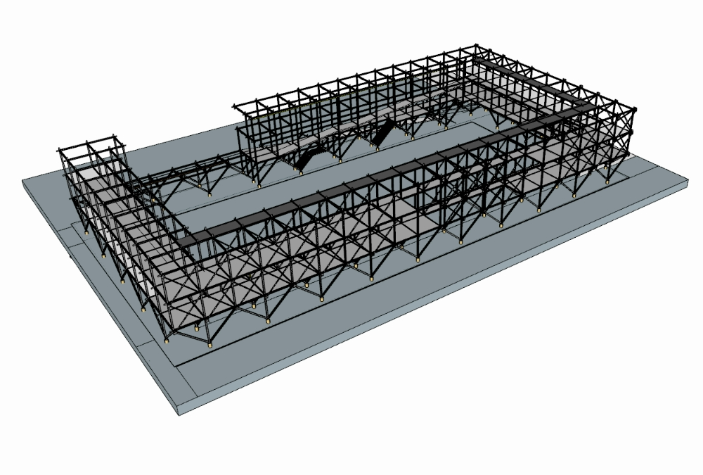 3D steel structure