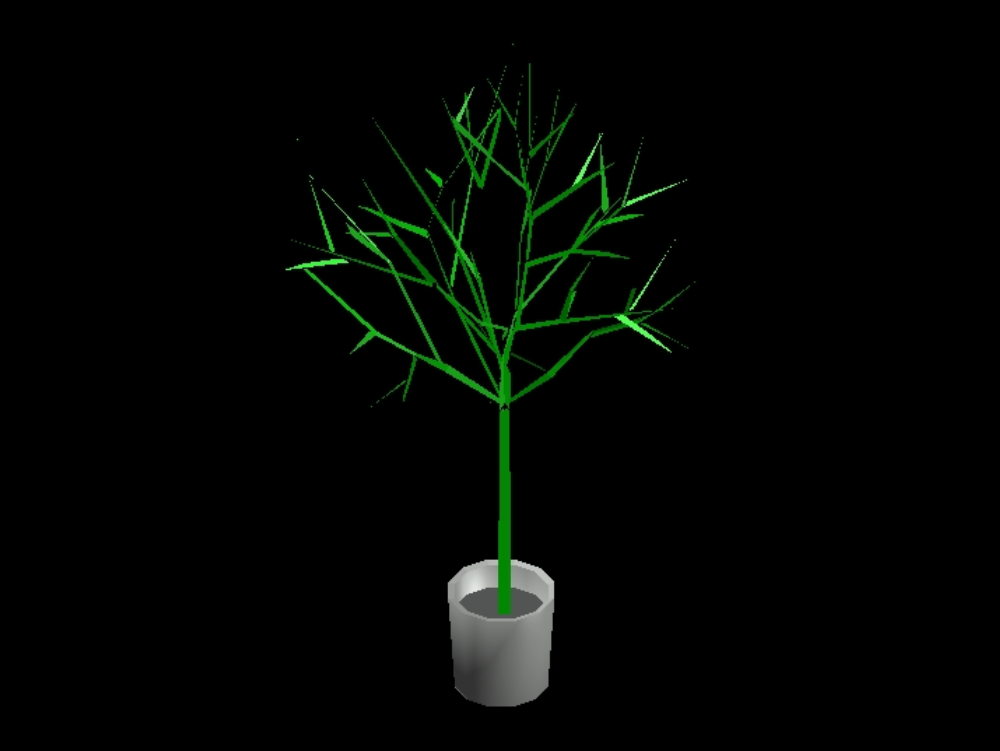 3D-Pflanzen.