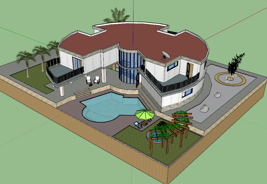 Casa de playa moderna