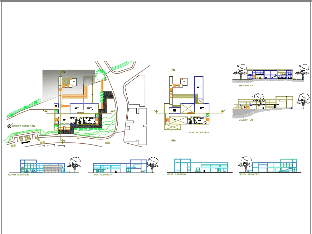 Planos De Restaurantes Dwg