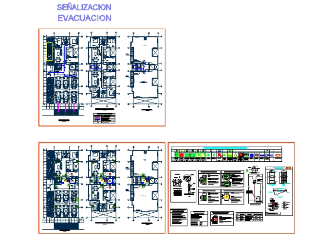 Señalética de evacuación 