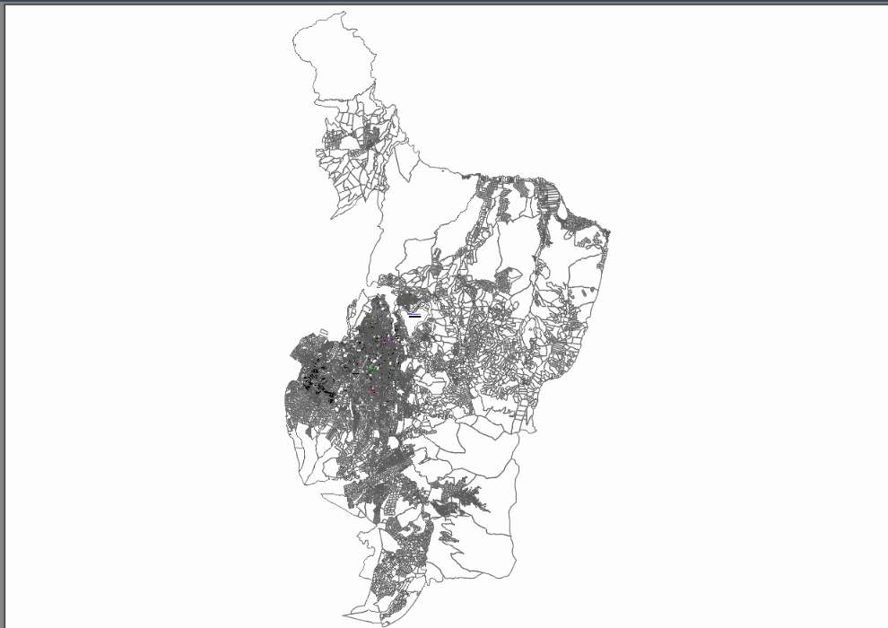 Mapa da propriedade ibarra - equador