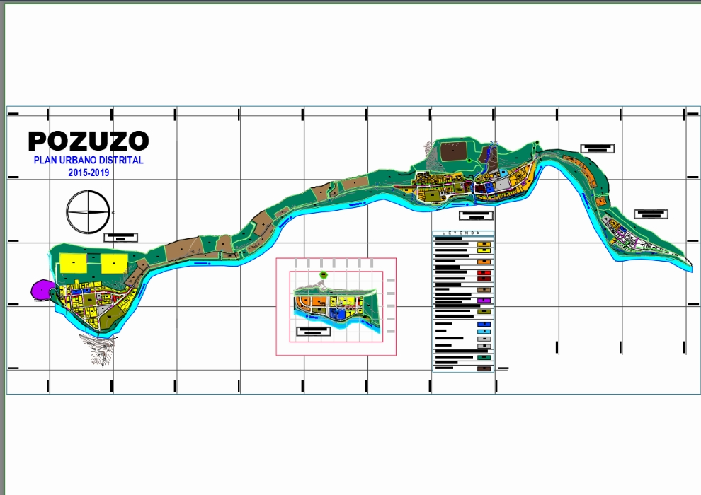 Stadtplan von Pozuzo