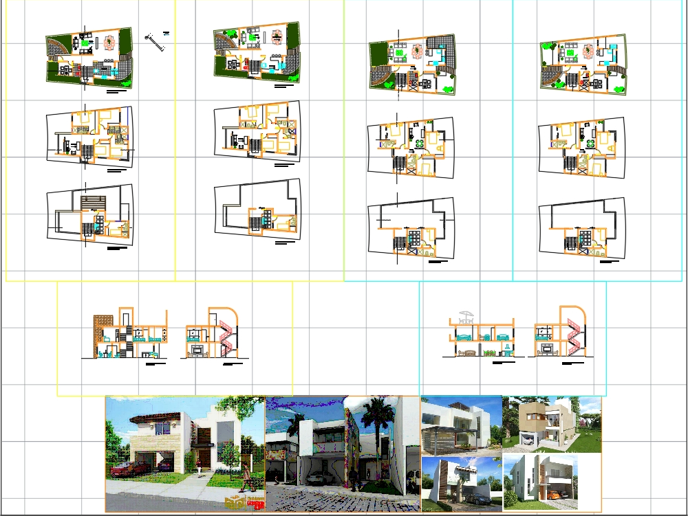 Tipologías de viviendas unifamiliares de 120m2