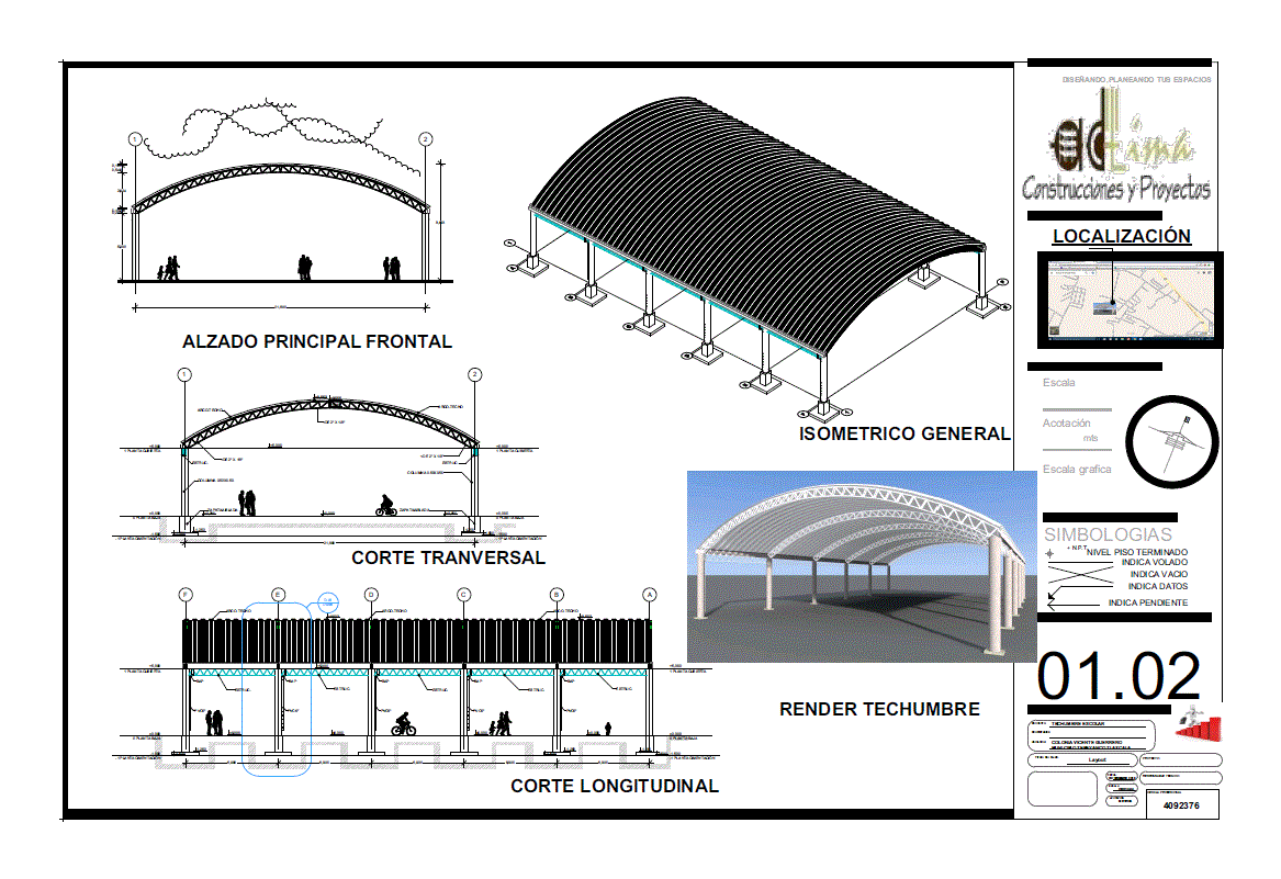 structural roof (Arcotecho)