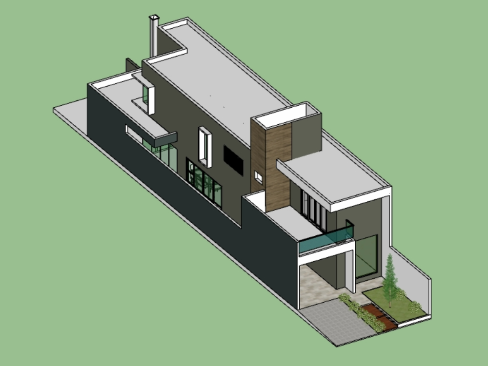 Detached house 3D