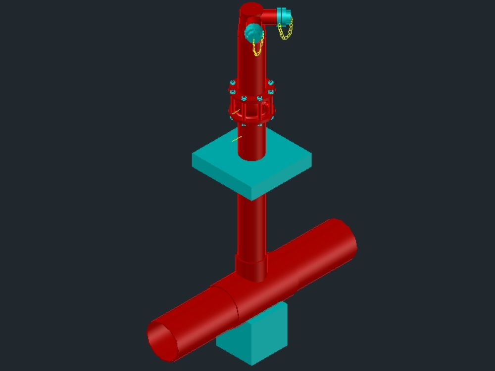 3d fire hydrant
