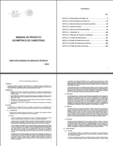 Manual de Projeto da Rodovia Geométrica - México