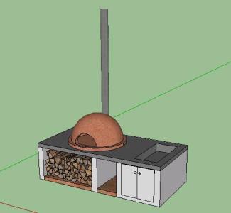 GRILL RUSTICO - clay oven