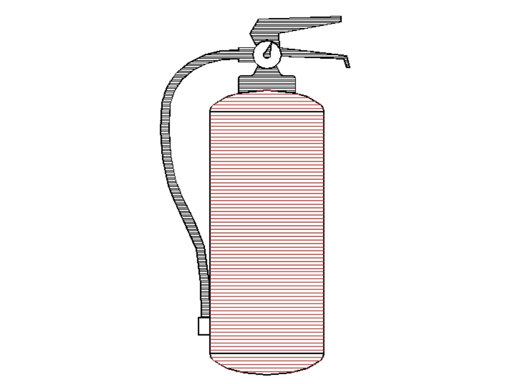 How to draw Fire Extinguisher step by step - YouTube