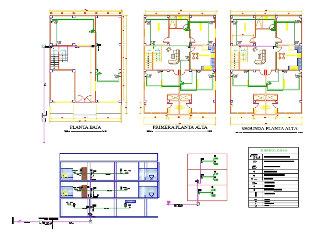 Network connection gpon in AutoCAD | CAD download (173.8 KB) | Bibliocad