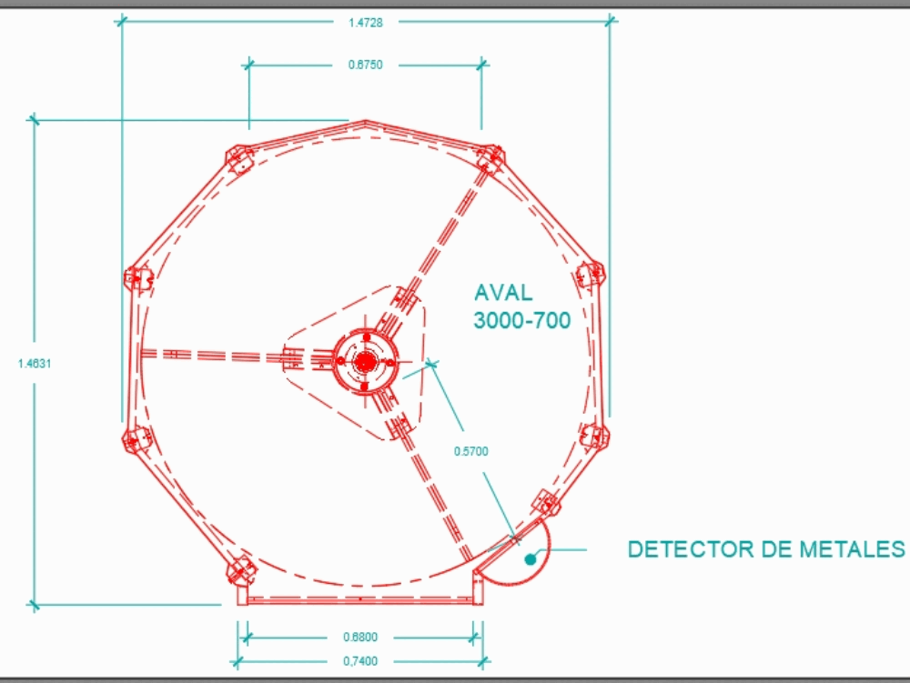 Revolving door lock av3000 700 in AutoCAD CAD (343.64 KB) Bibliocad