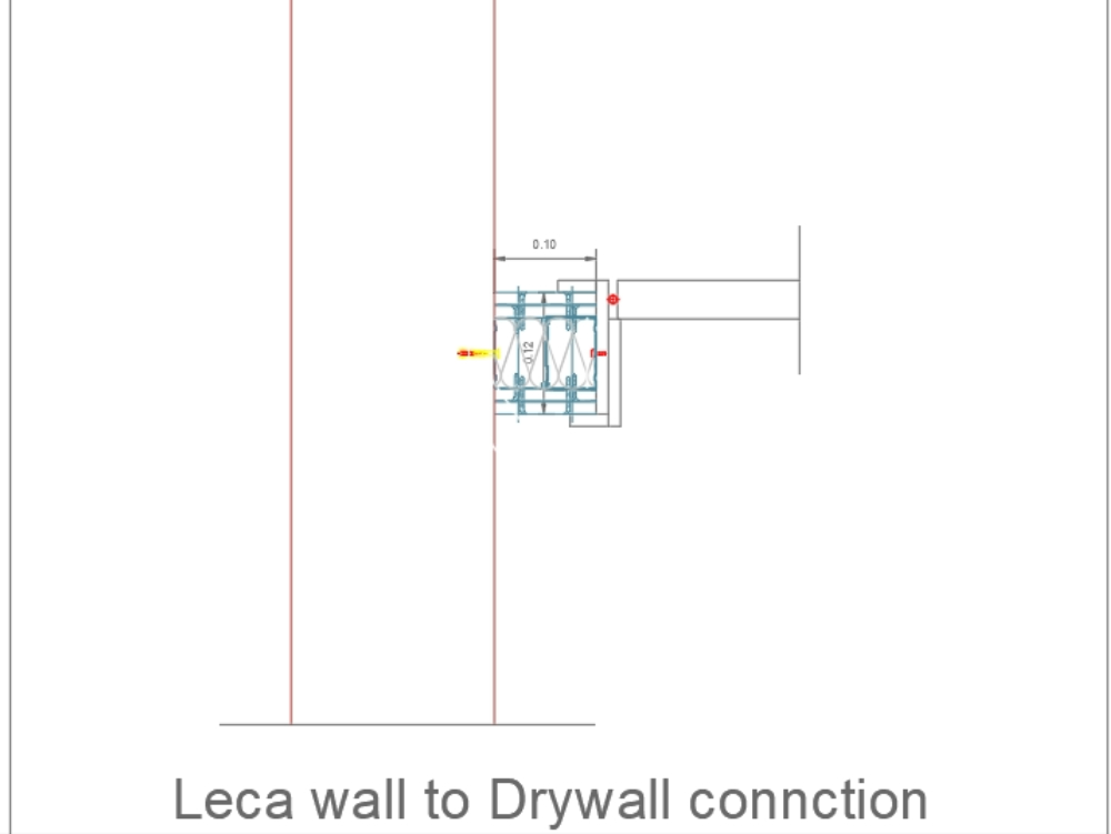 Leca drywall wall