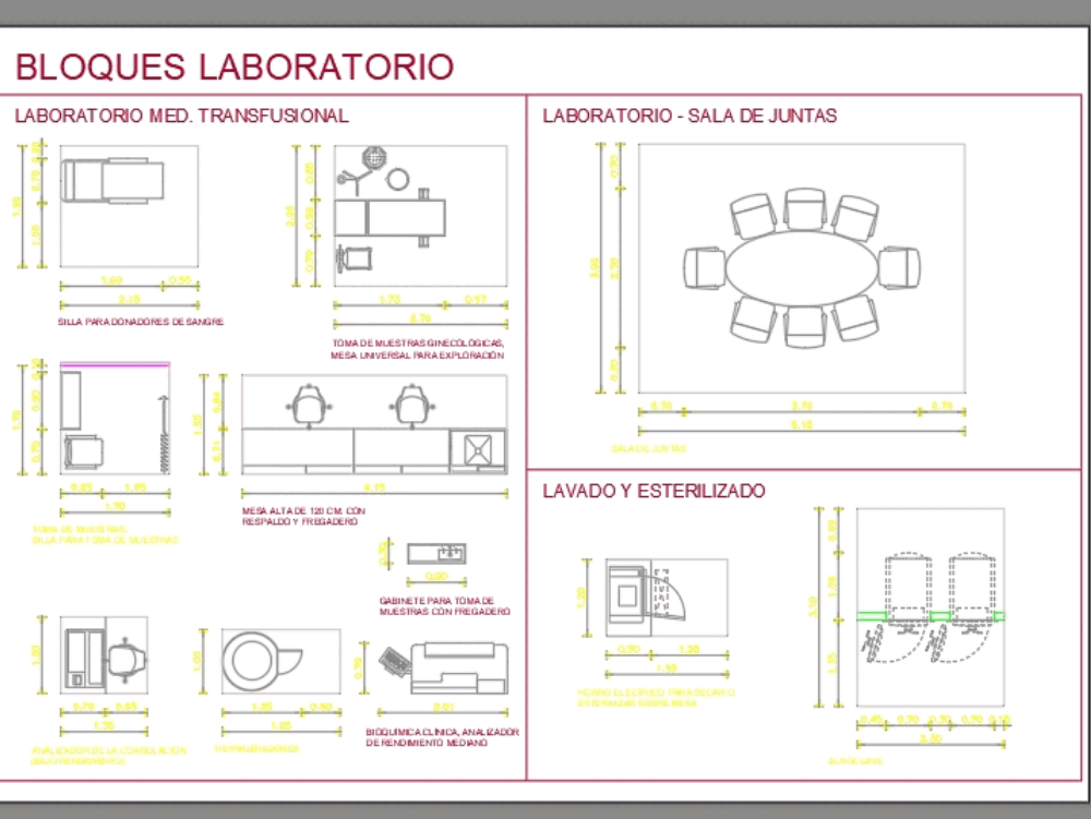 Laboratory furniture Hospital