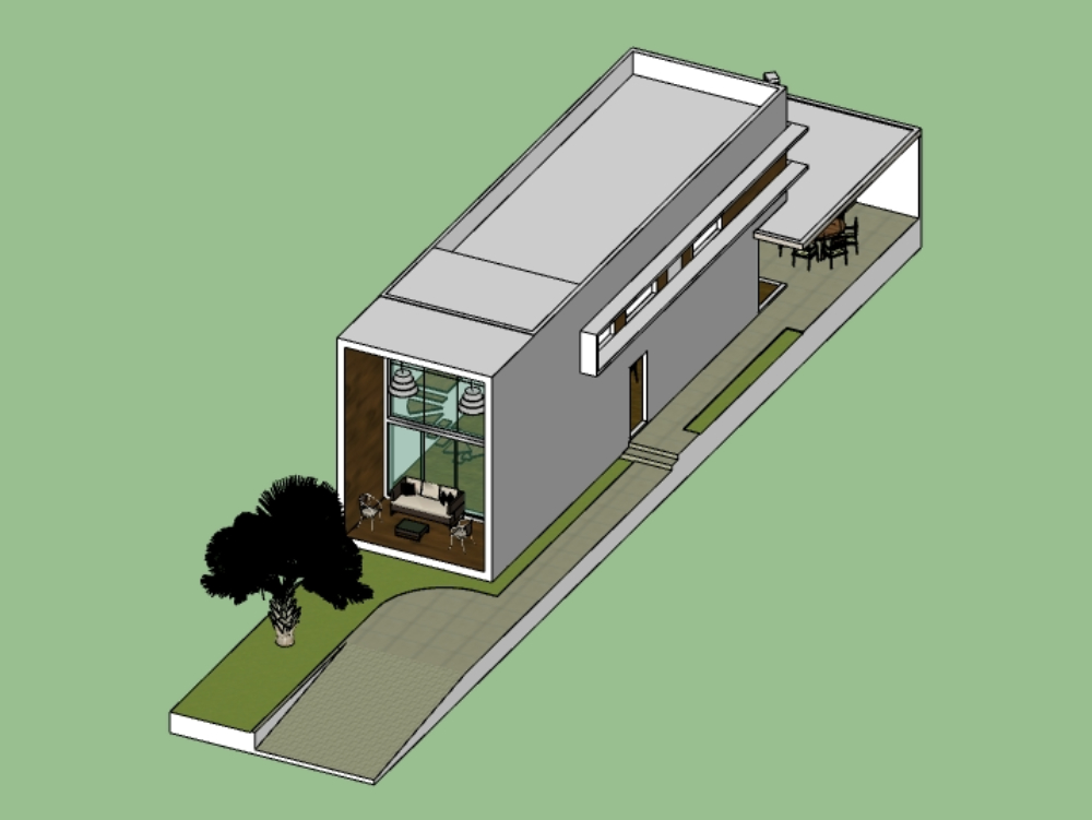Minimalistisches Haus