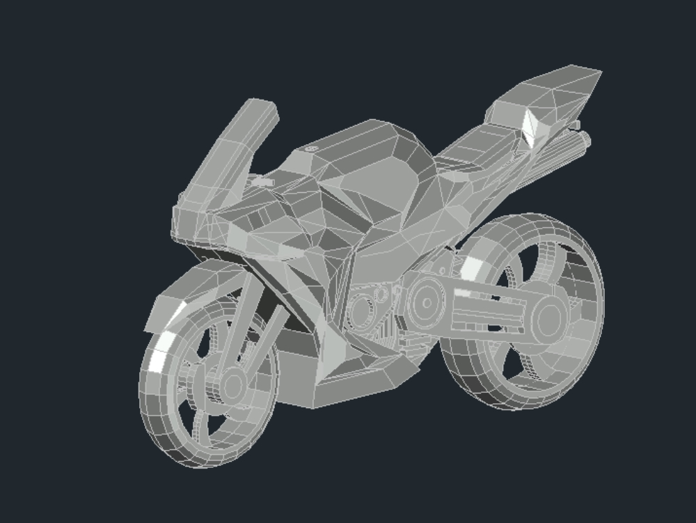 3D-Motorrad