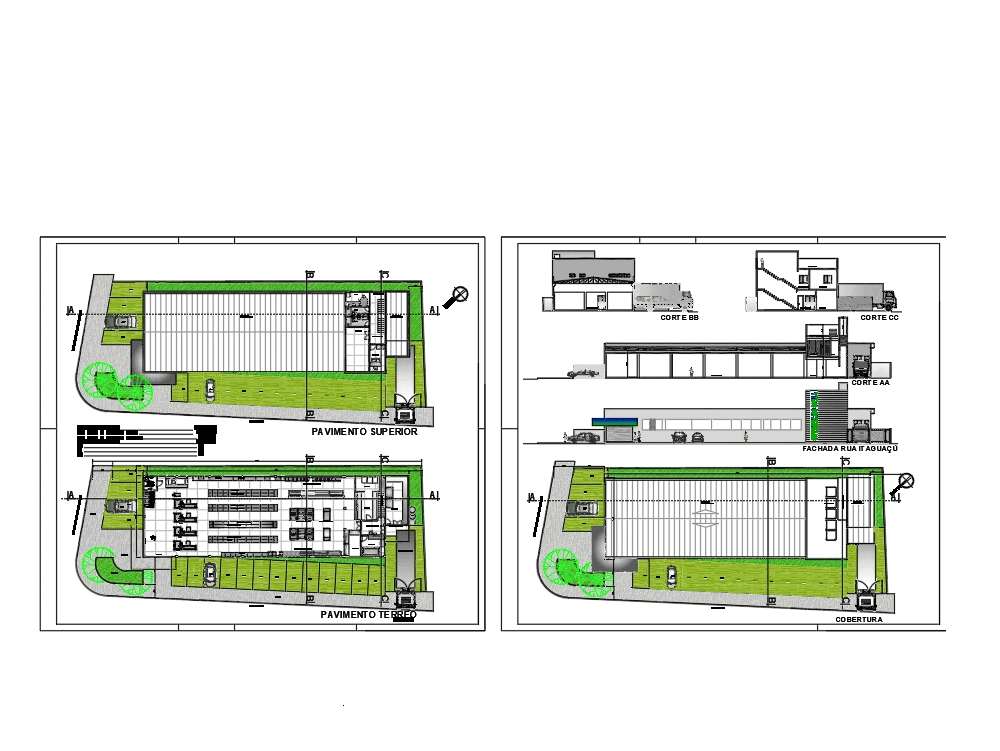 Mini Mercado 500m2 Em Autocad Baixar Cad Gratis 1 71 Mb Bibliocad