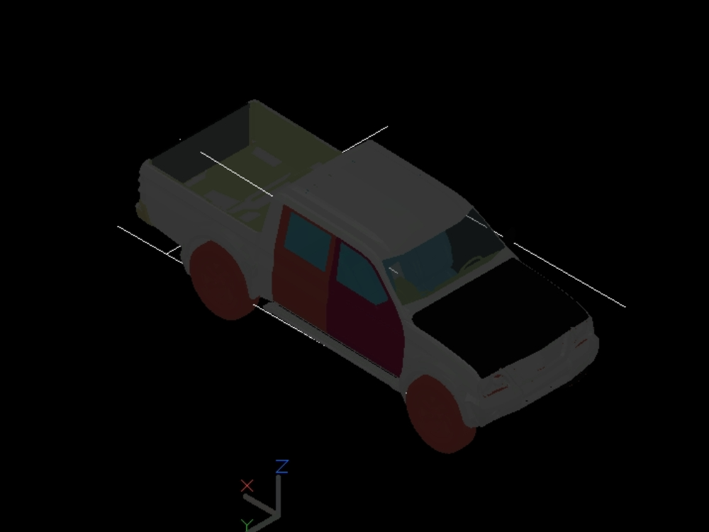 Camioneta 3D 