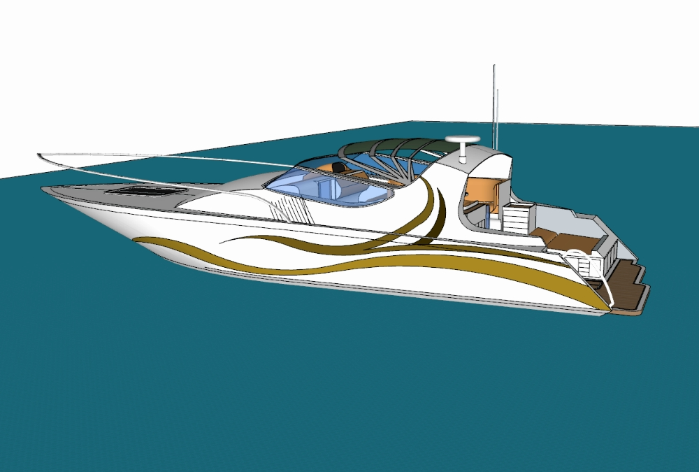 Yacht 3d