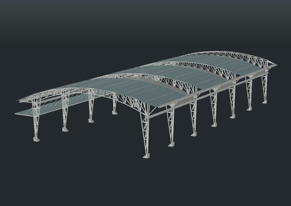 Nave industrial 3D