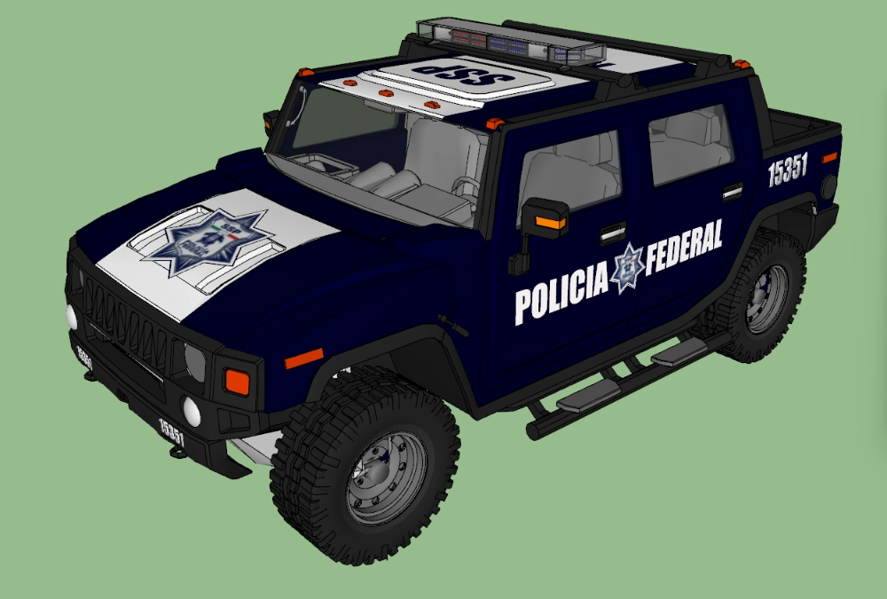 Camioneta policial 