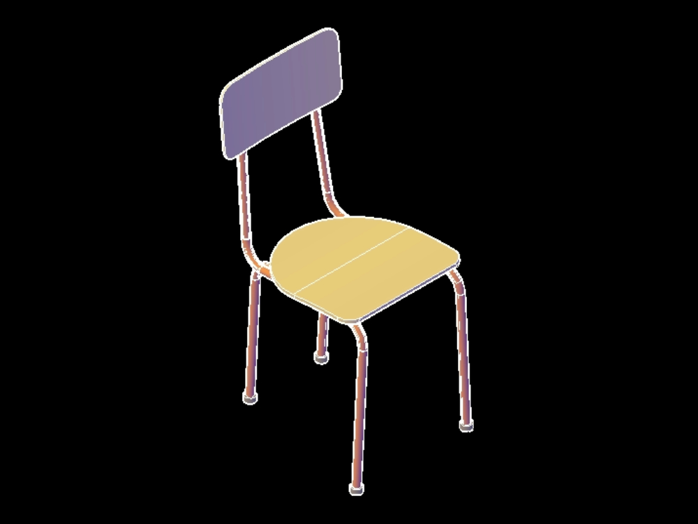 3D-Stühle.