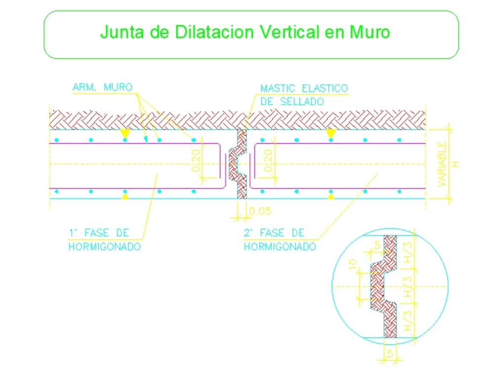 Vertical Board distention in wall