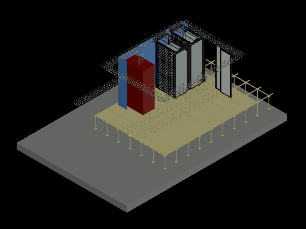 Data center 3D 