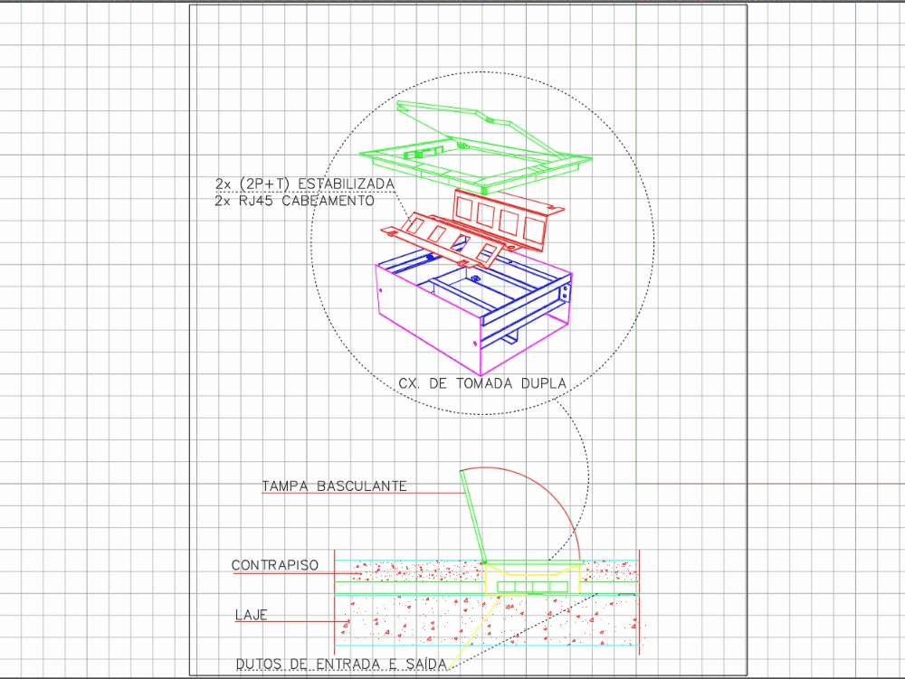 Floor Socket Cad Block Viewfloor Co