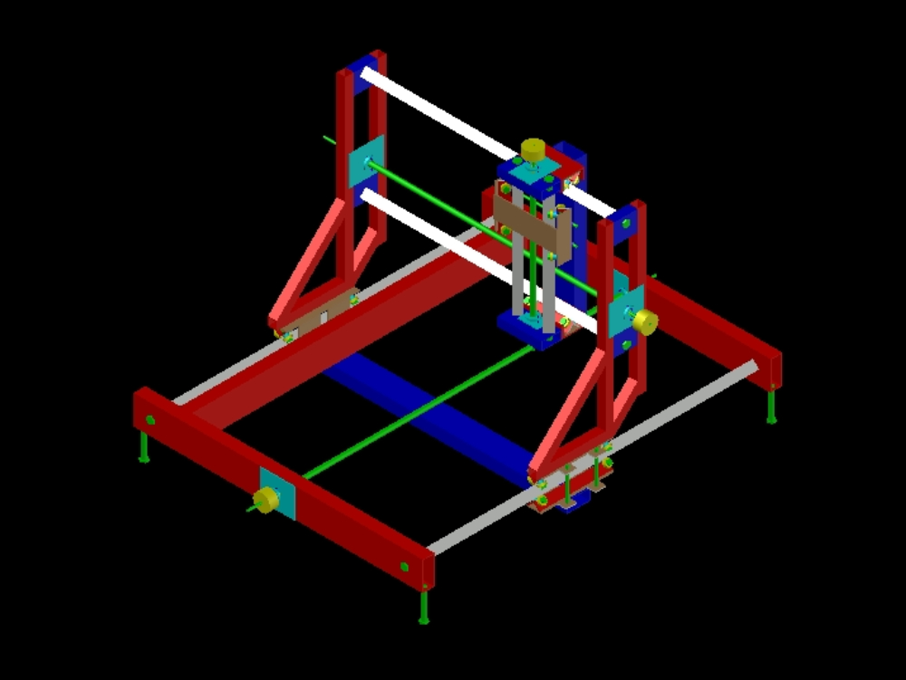 3D-CNC-Maschine.