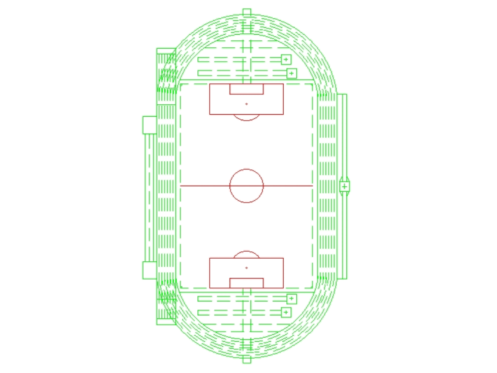 sports arena in autocad download cad free 28.73 kb