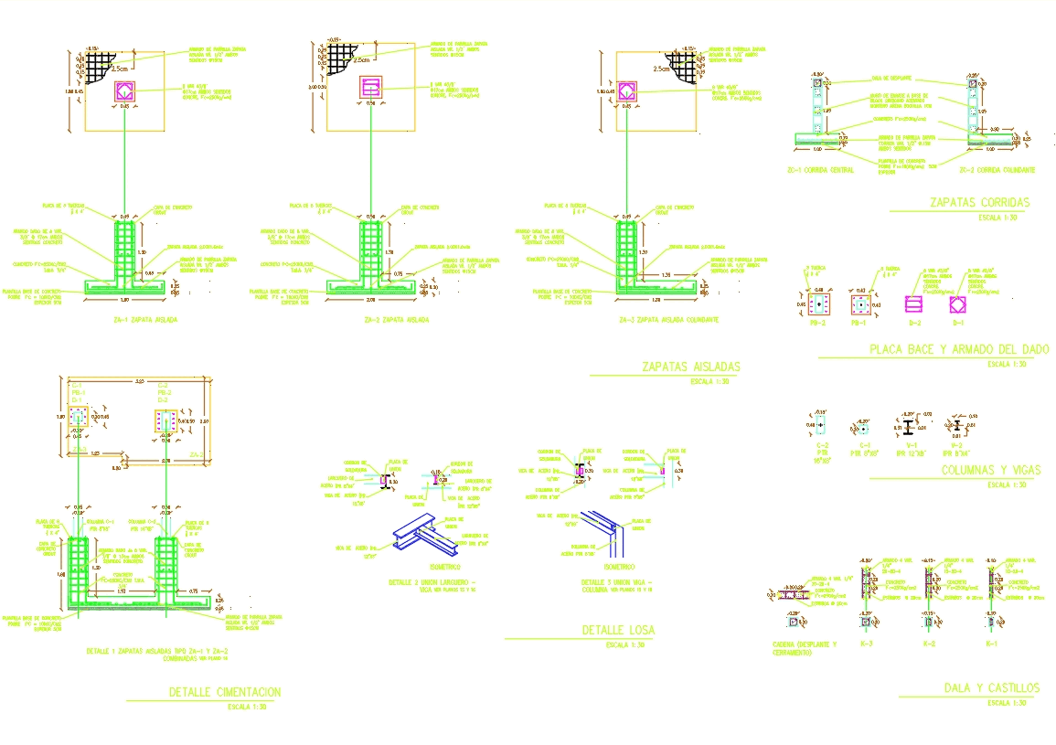 Structural details