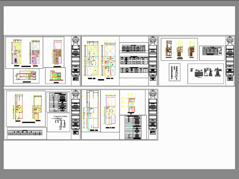 Casa habitacion en AutoCAD  Descargar CAD gratis (1.45 MB 