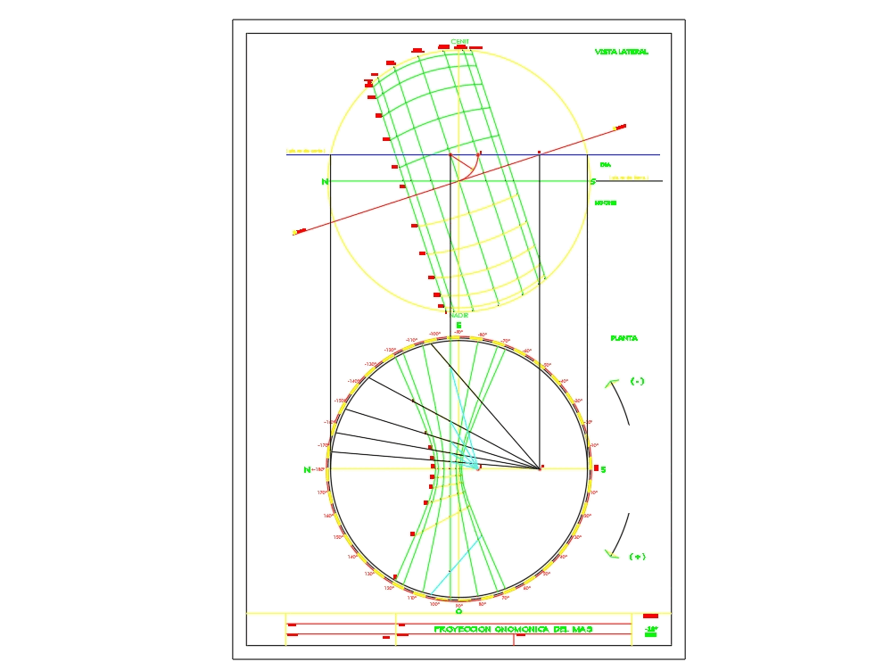 Gnomonic projection of MAS - Tacna