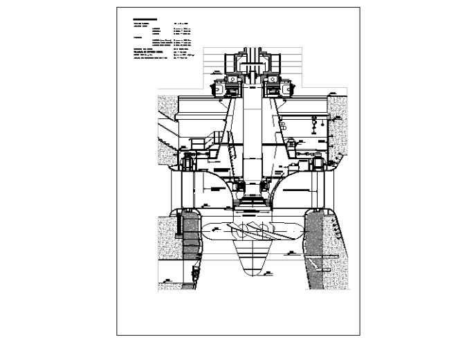 Découpe de turbine Kaplan