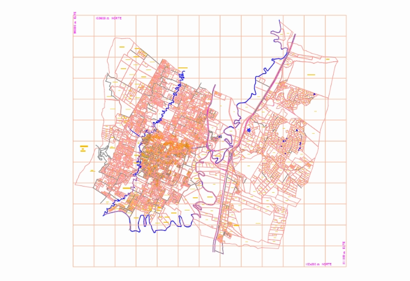 Mapa da panela do município de chia (cundinamarca)