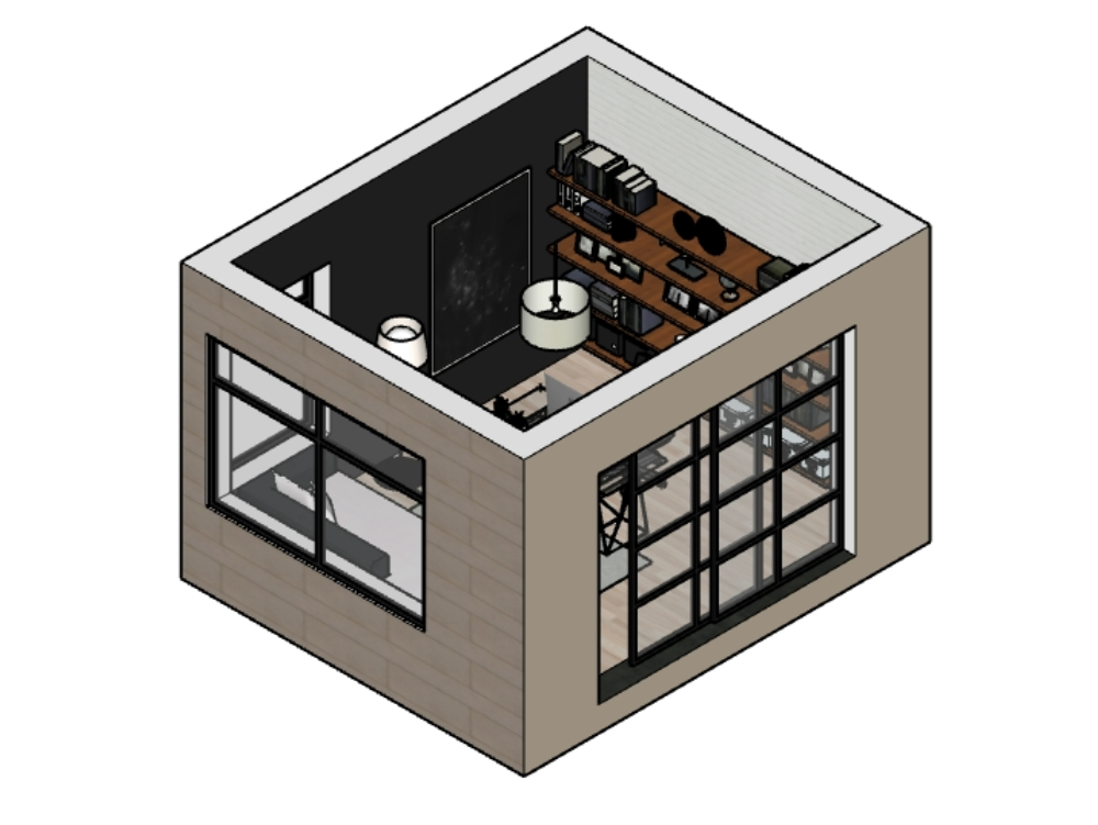 Bureau moderne 3D