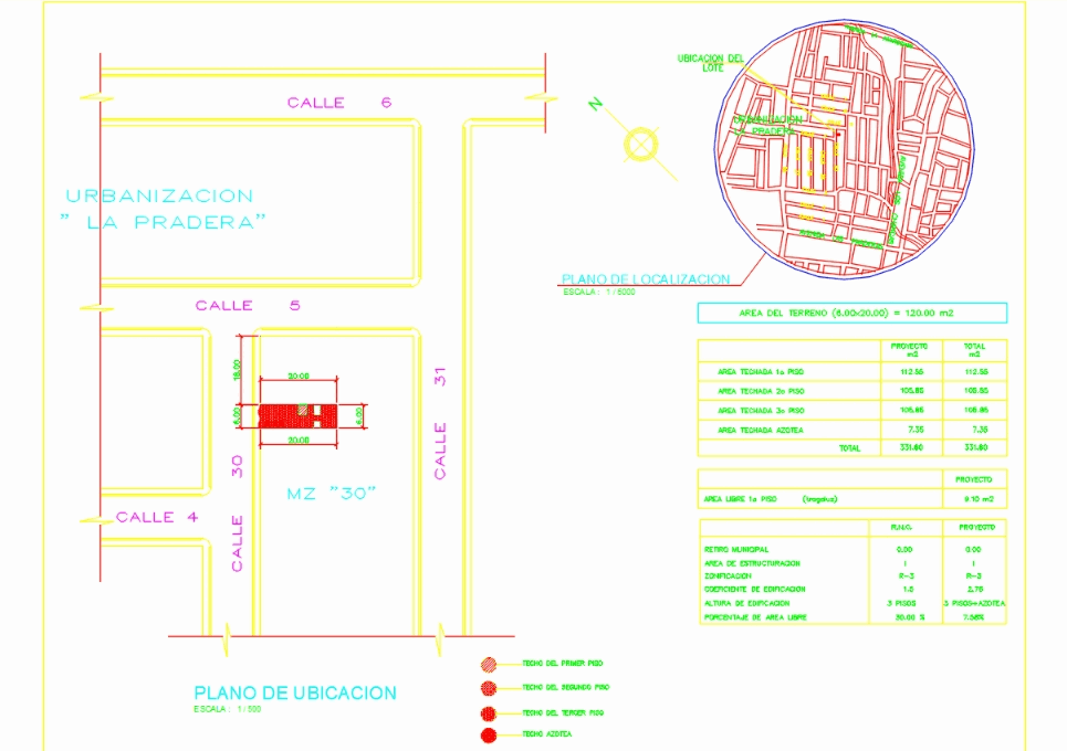 Commercial property 6 x20 in AutoCAD | CAD download (1.03 MB) | Bibliocad