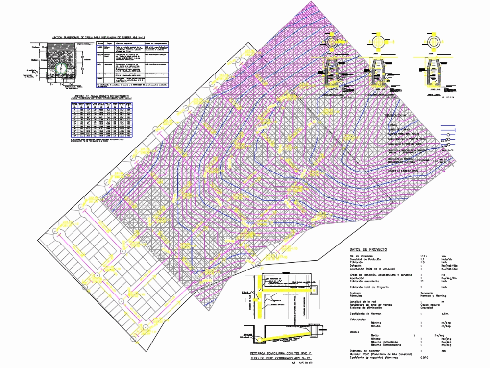 Red Alcantarillado Sanitario En Autocad Cad Mb Bibliocad My Xxx Hot Girl 1792