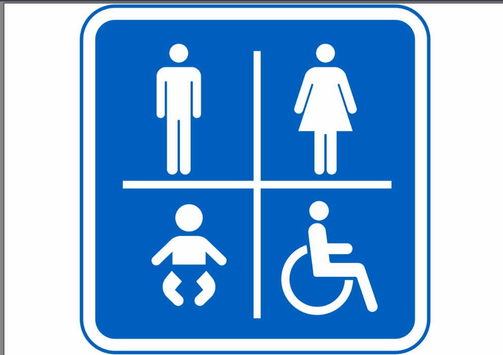 símbolo do banheiro