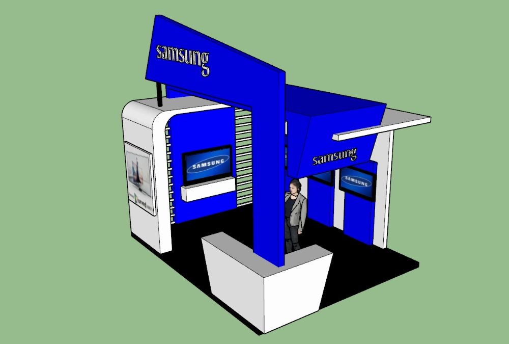Model of sales stand
