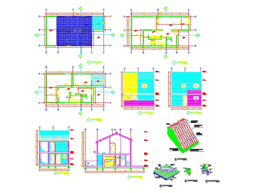 Vivienda De Mamposteria Estructural En AutoCAD | CAD (626.34 KB ...