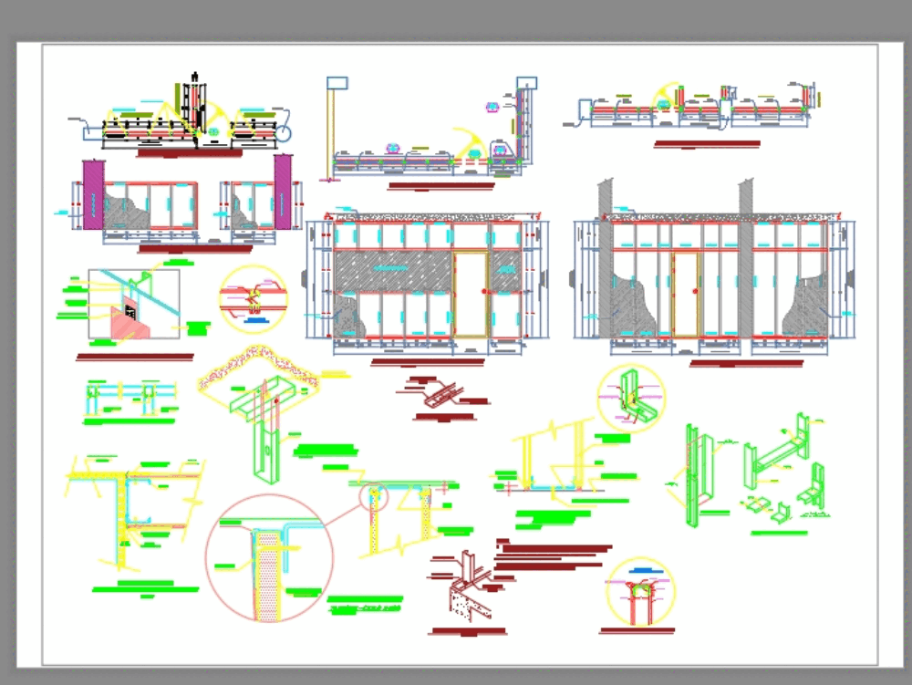 Drywall in AutoCAD | CAD download (464.87 KB) | Bibliocad