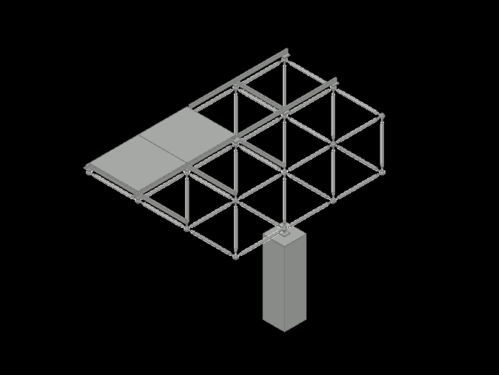 estrutura de arame 3D