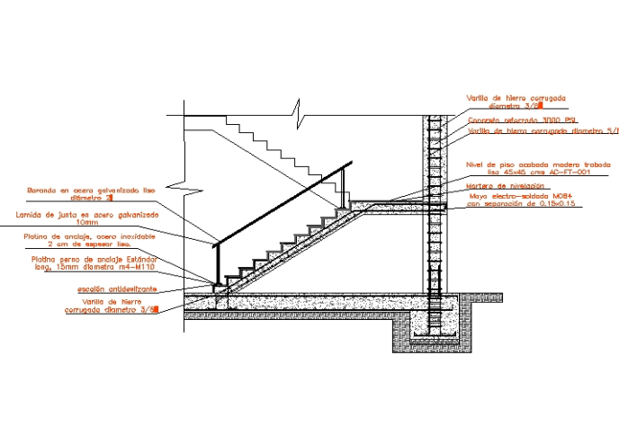 Escalier en béton