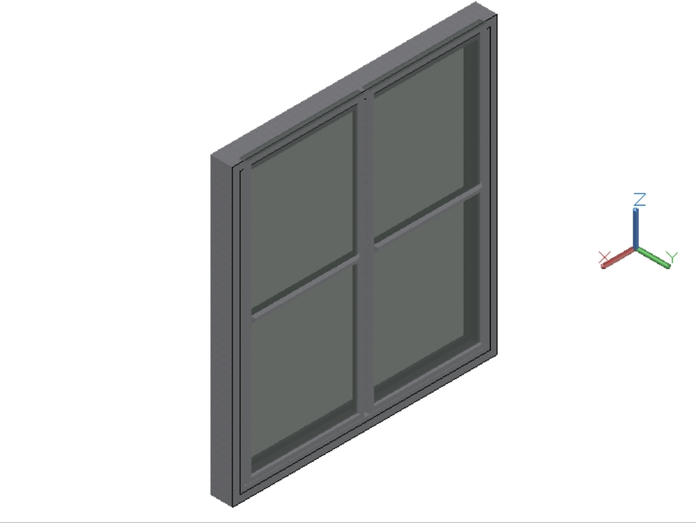 3D-Fenstertür