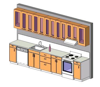 Cozinha completa 3d