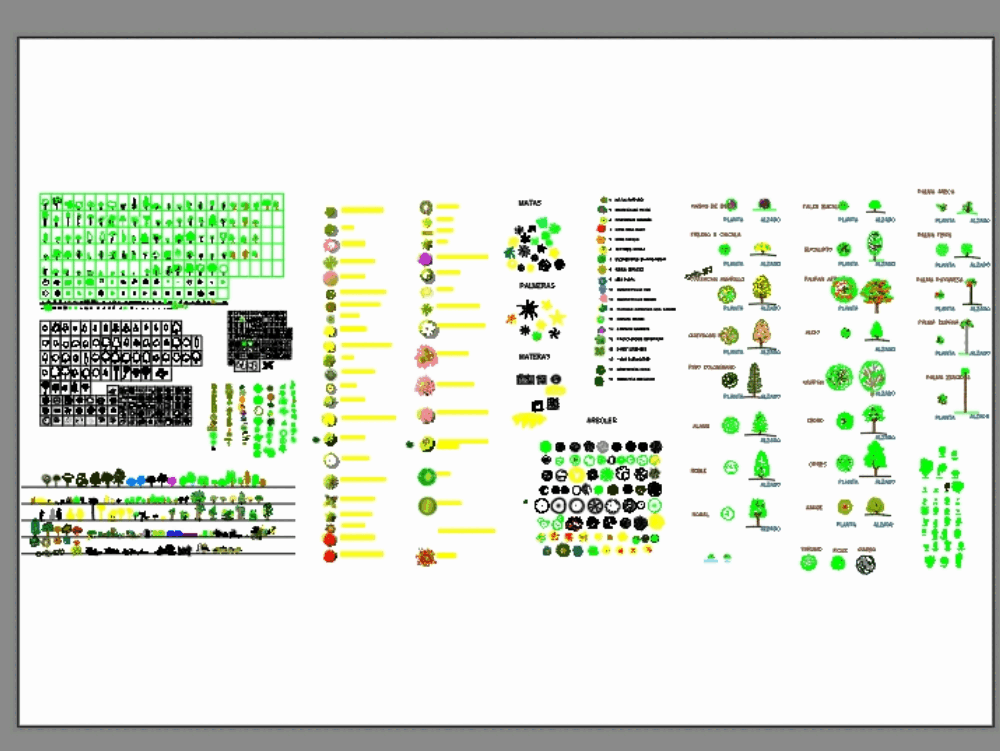 Trees - shrubs - plants