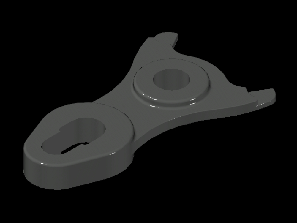 Mechanical parts in 3d.
